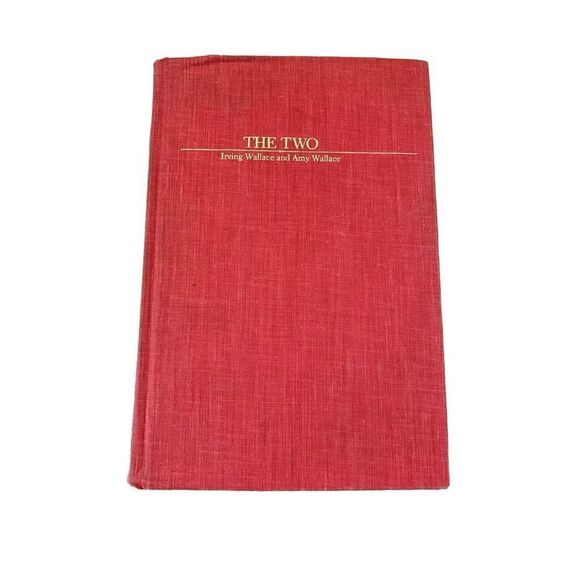 The Two By Irving And Amy Wallace Hardcover Book Novel - Picture 1 of 16
